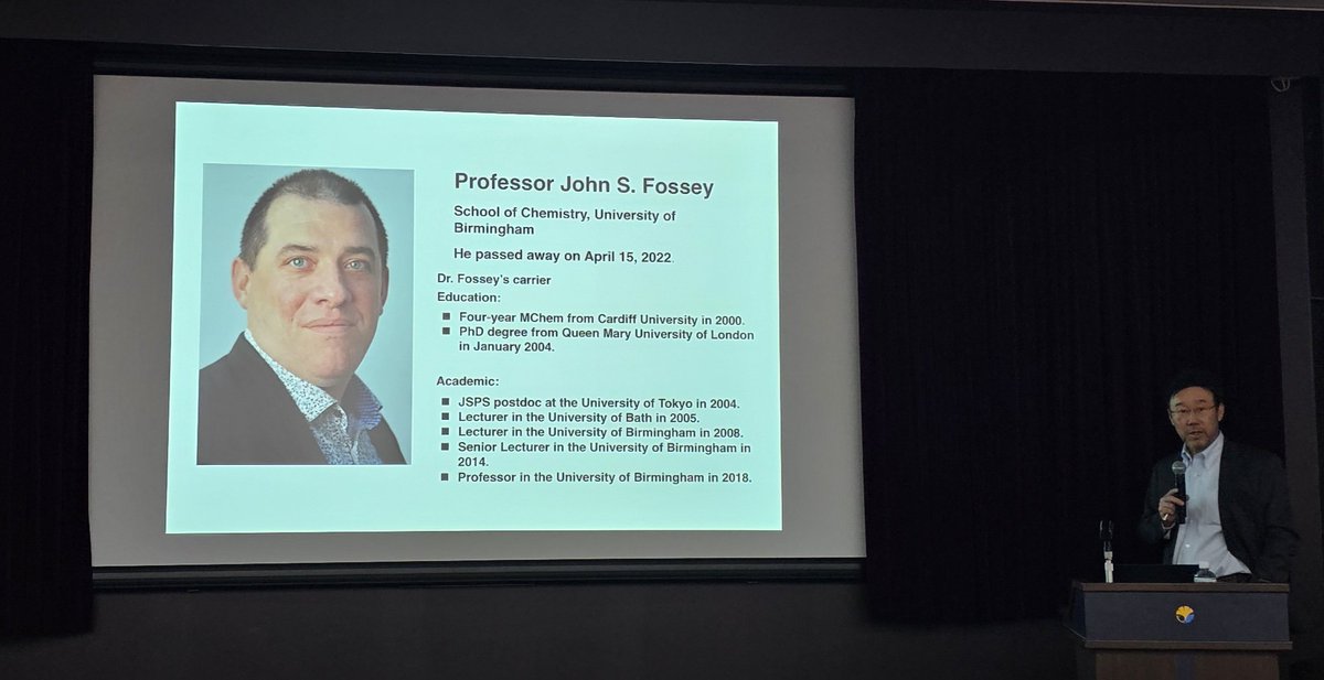 chemosensors's tweet photo. Final day of CASE24 @UTokyo_News_en introduced by @ShuKobayashiLab. Describing the history of the meeting and the pivotal role played by @fosseyjohn @FosseySymposium with @philgale @DTPayne_Chem @Cresswellgroup @BRBuckley @AJWilsonGroup @rob_elmes @WDGBChem @scottlovell34 et Al. https://t.co/A0vGH0ZtYB