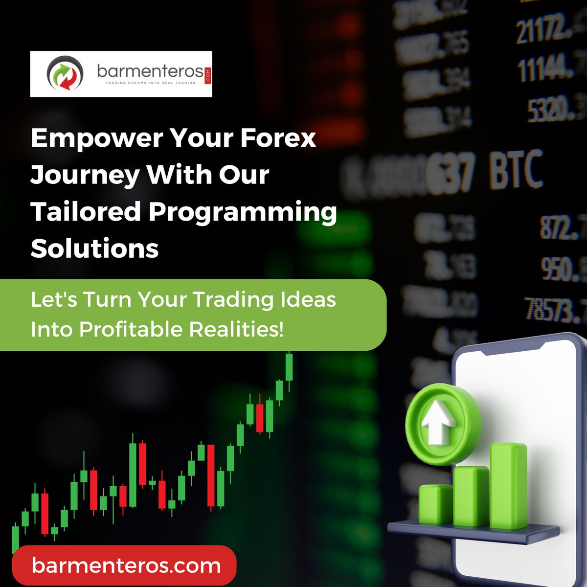 barmenterosFX's tweet image. Take control of your Forex journey with our bespoke programming solutions. Together, let&apos;s transform your trading dreams into profitable success stories!

barmenteros.com/fx-programming/

#barmenteros #forexprogramming #expertadvisor #mt4programming #mt5programming  #forexconsulting #usa