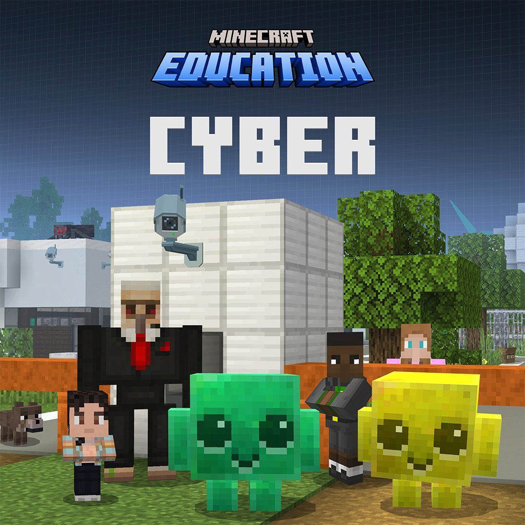 Today, online safety skills are as foundational as any core subject. The #MinecraftEdu Cyber Collection teaches students how to: 🔒 Safeguard online data 🖥️ Navigate digital citizenship 🎣 Spot phishing Learn more 👉 msft.it/60159AUGJ #MicrosoftEDU #MIEExpert