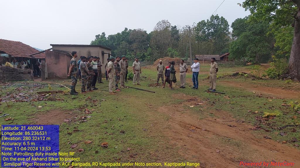 Joint patrolling duty on the eve of Pana Shankrati to protect #Similipal_Tiger_Reserve under Baripada division 
<a href="/BaripadaT/">DFO Baripada (T)</a> 
<a href="/ntca_india/">National Tiger Conservation Authority</a> 
<a href="/pccfodisha/">PCCF & HoFF Odisha</a> 
<a href="/DM_Mayurbhanj/">Collector & District Magistrate Mayurbhanj</a> 
<a href="/CMO_Odisha/">CMO Odisha</a>