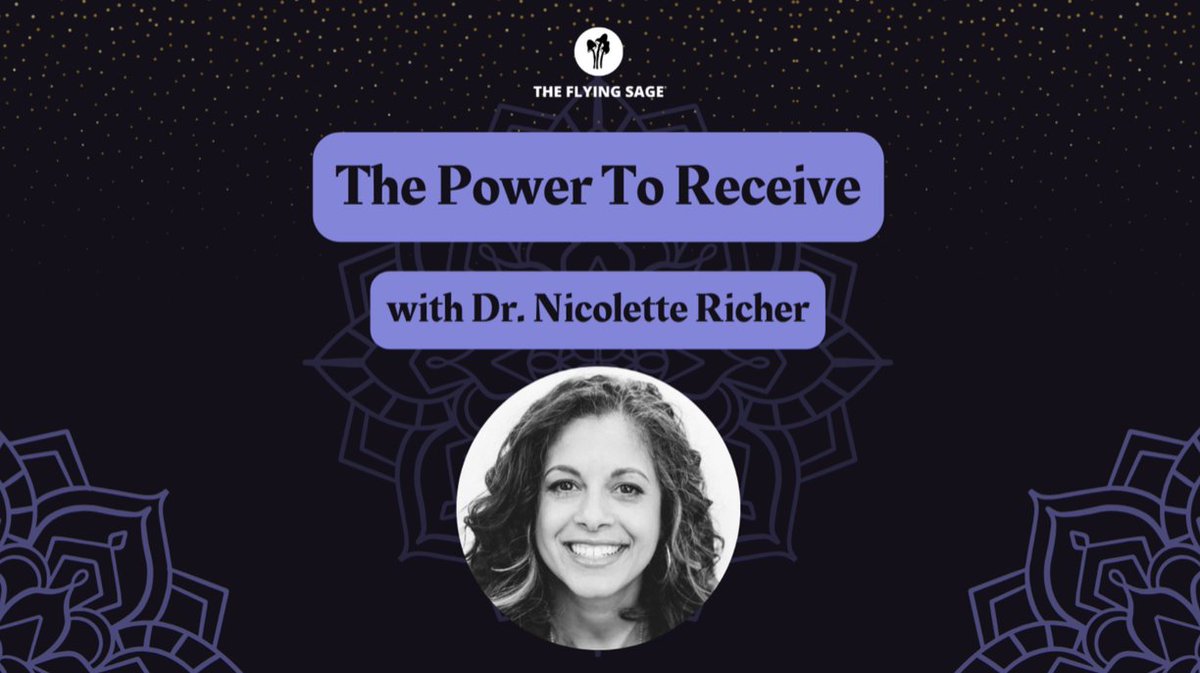 Embark on a transformative journey with Dr. Nicolette Richer, author of Eat Real to Heal, at 'The Power To Receive', on April 24th 6:30-7:30pm PST. Details: theflyingsage.ca/virtual-events… #nicolettericher #eatrealtoheal #mangopublishing #selfhelp #MindfulnessPractice
