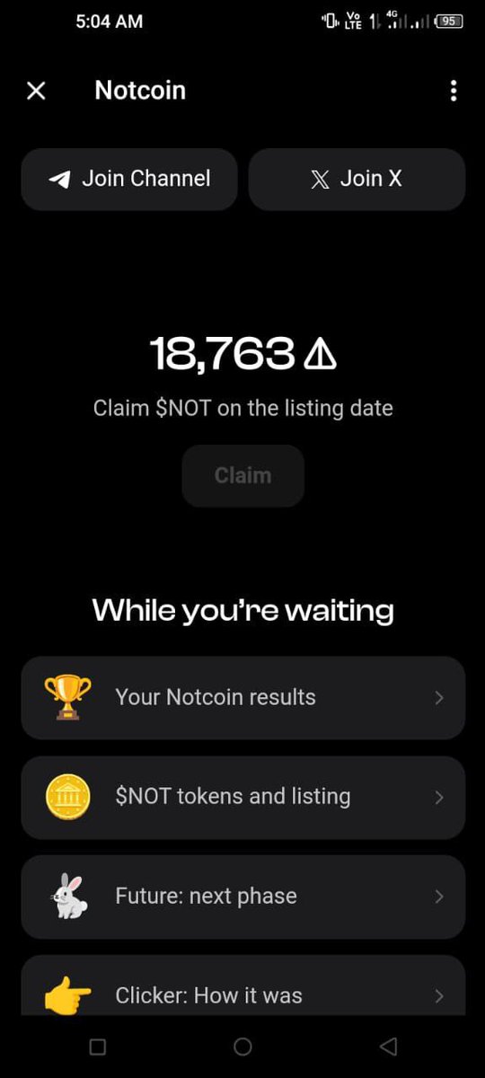 #Notcoin Listing Announcement Confirm 20 April 💥 Notcoin Conversation Done. Claim available soon. Listing 20 April. You may check yours. Check Your Balance... #token2049 #MomoAI #Opencred #MATCHChain #Airdrop #Linea #OEX #OverWallet #Avive #OpenEx