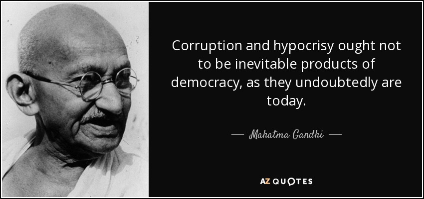 yogendra767's tweet photo. Corruption and hypocrisy are the prices paid by a society for being led by the privileged ones.
#corrruption #corrupt #Hypocrite #Hypocrisy #Hypocrites https://t.co/vMtmz7i9Im