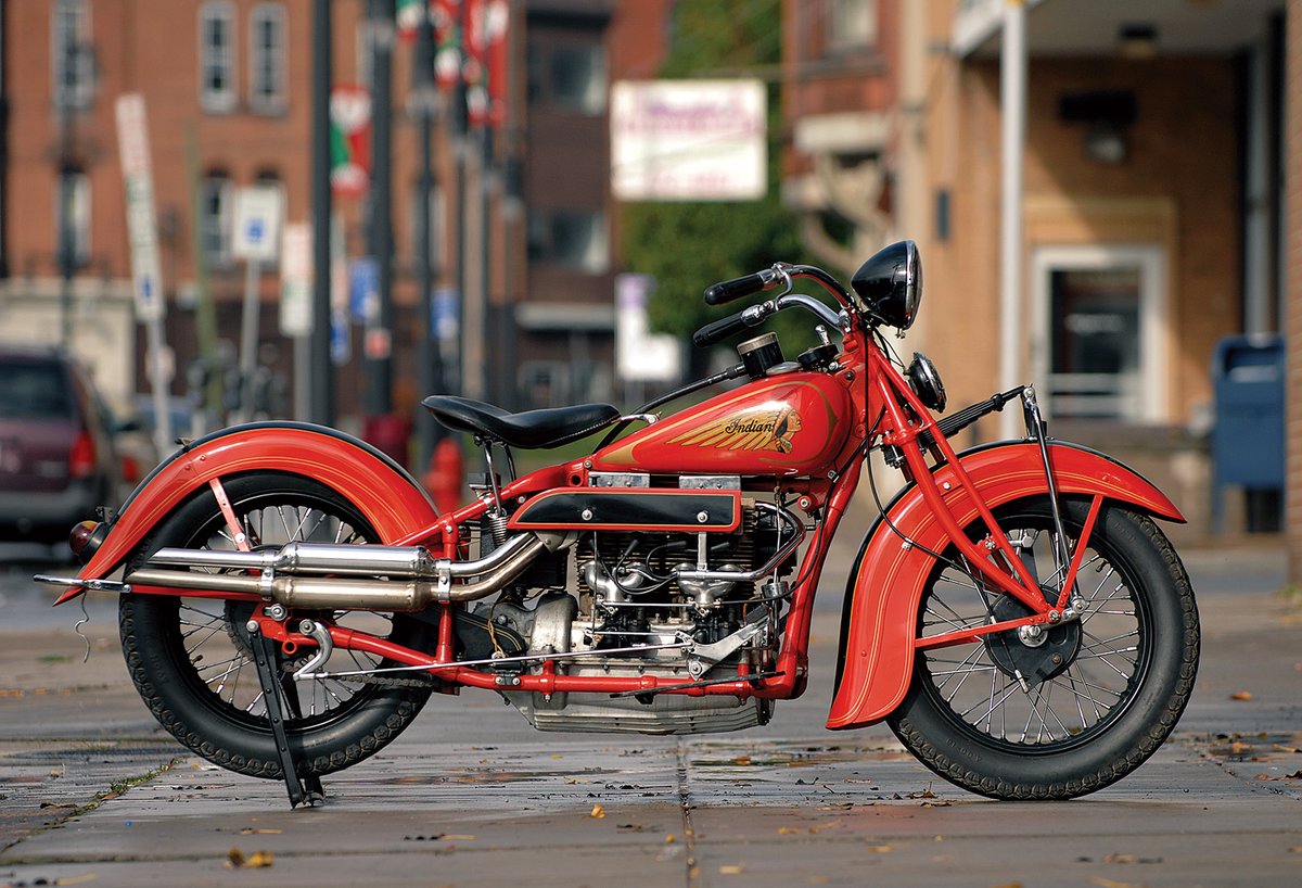 1937 Indian Four
source: tinyurl.com/5n9bnbuf
#ClassicMotorcycles