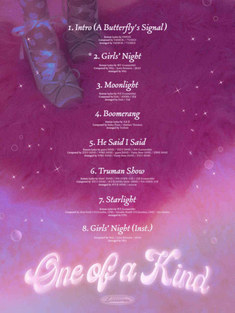 Loossemble 2nd Mini Album [One of a Kind] 「𝑻𝒓𝒂𝒄𝒌 𝑳𝒊𝒔𝒕」 💗𝑷𝒓𝒆-𝑶𝒓𝒅𝒆𝒓 bit.ly/3IGKyo7 2024.04.15 Mon 6PM [KST] #루셈블 #Loossemble #One_of_a_Kind