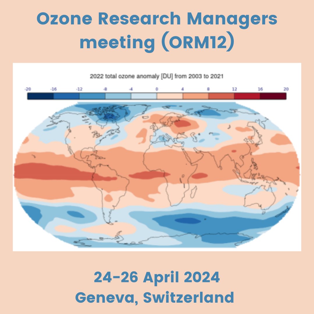 Members of the scientific assessment panels to the #MontrealProtocol and other experts will convene to discuss the state of the ozone layer, gaps in monitoring and other issues such as #GeoEngineering 🧐 bit.ly/43VSdZA