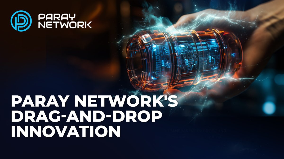 ParayNetwork's tweet image. Unlock the potential of blockchain with Paray Network's revolutionary drag-and-drop technology! Seamlessly build decentralized solutions with ease. Join us in shaping the future of decentralized technology!

#DragAndDrop #ParayNetwork