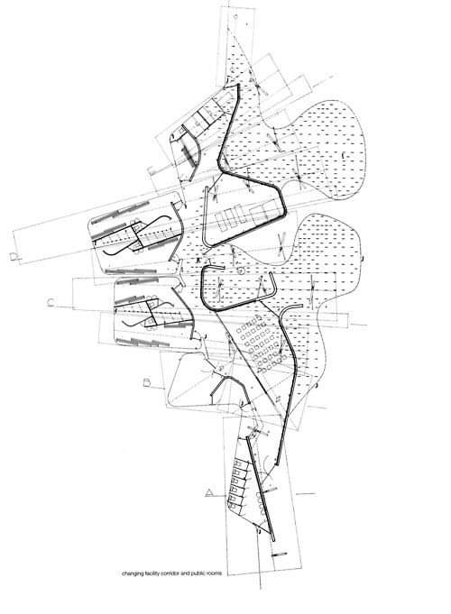 E.Miralles Olympic Archery Barcelona... #architecture #arquitectura #drawing #plan #EnricMiralles #Miralles