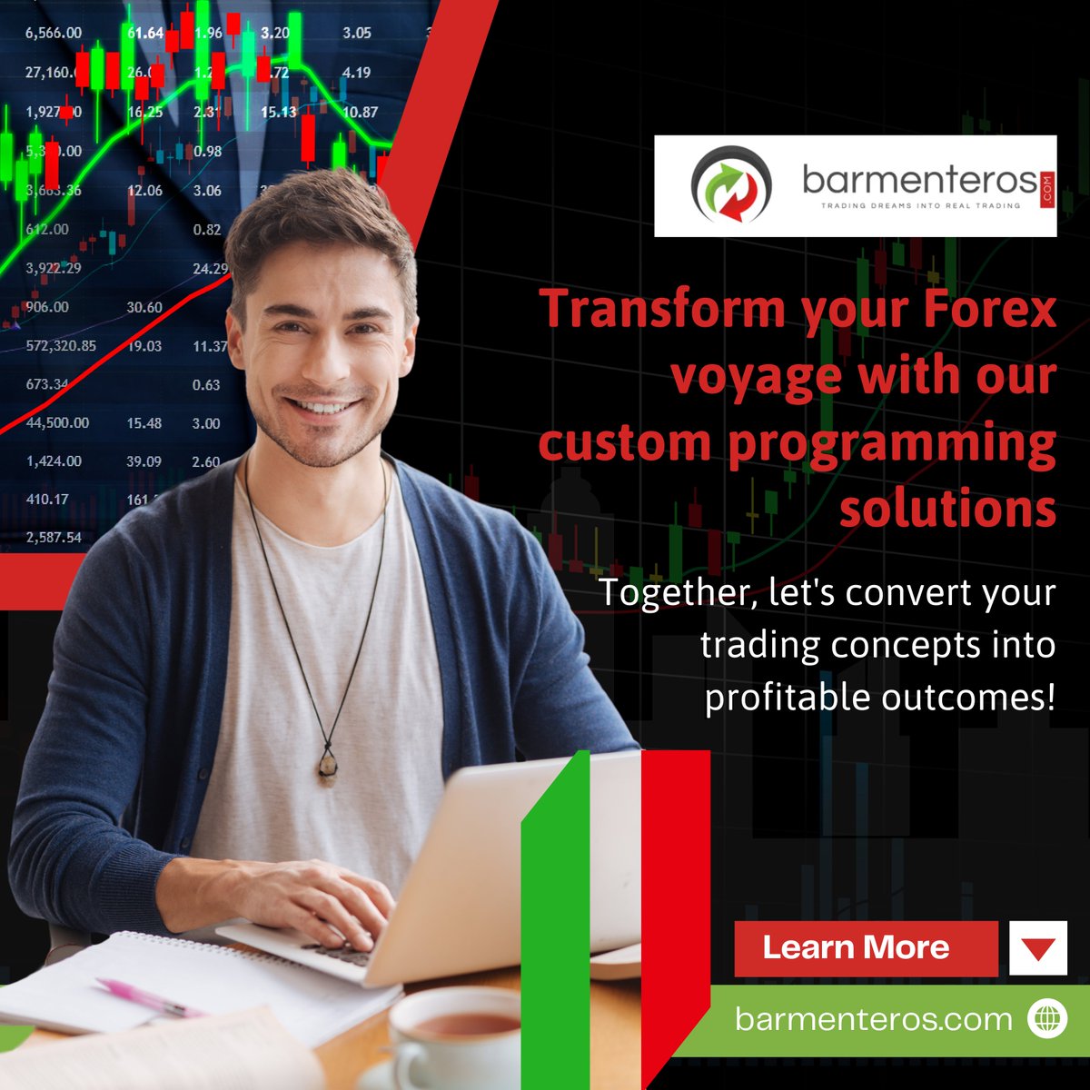 barmenterosFX's tweet image. Unlocking the potential of Forex trading with our bespoke programming solutions.

barmenteros.com/fx-programming/

#barmenteros #forexprogramming #expertadvisor #mt4programming #mt5programming #algorithmictrading #forexautomation #tradingstrategies #forexconsulting #usa