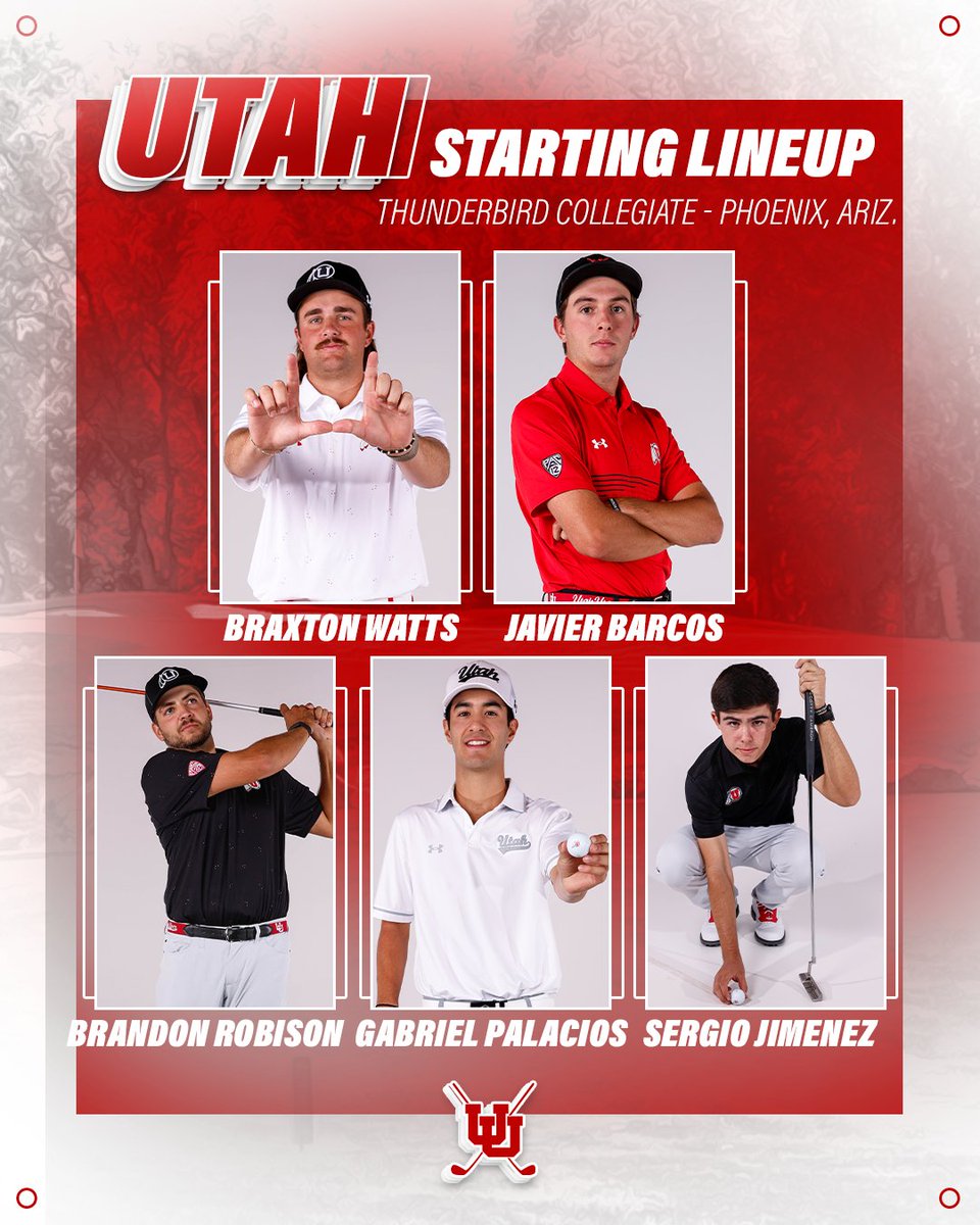 Ready for one more regular season opportunity. ⛳ Thunderbird Collegiate 📍 Phoenix, Ariz. 📊 bit.ly/3xvV1k6 #GoUtes