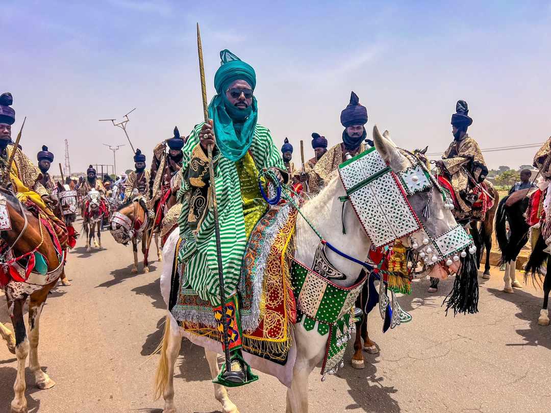 Wakilin Galadiman Zazzau, Malam Abdallah Yunus Abdallah (Majidadin Galadiman Zazzau) A yayin Hawan Bariki. Barka da sirdi Yallabai @Abdool85 ✊