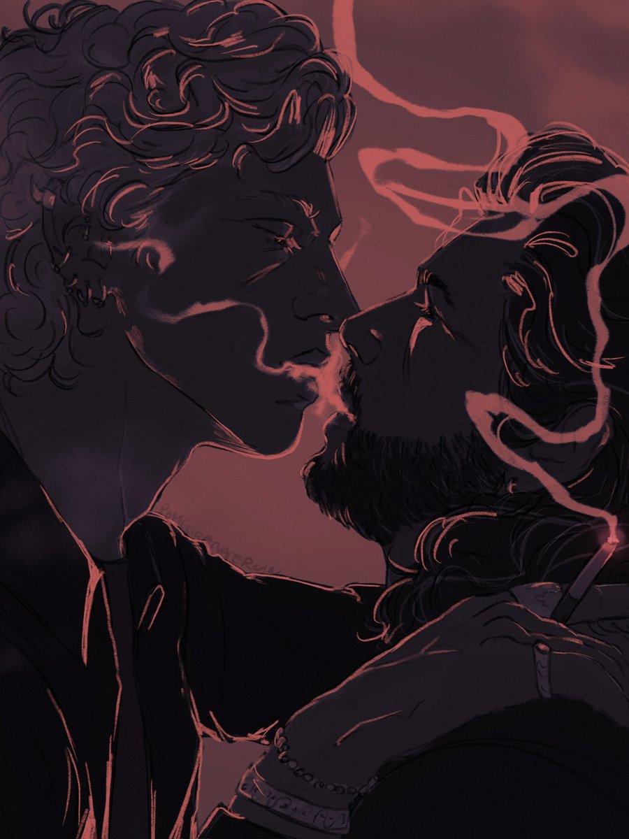 um .  <a href="/druidicconflict/">doc</a> and i made an 80s au .. here’s some bloodweave shotgunning