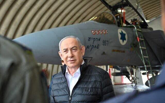 🇮🇱PM Netanyahu at an F-15 base in apparent reference to Iran's threats to carry out strikes against Israel: “We set a simple principle: Anyone who hits us, we hit them… We are ready to fulfill our responsibilities...in defense and attack.”