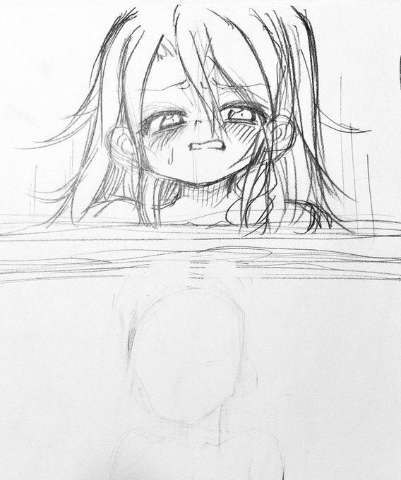 盛り合い中のRIくんのお顔
下にたいちゃと結合してるコマを描く予定〜 