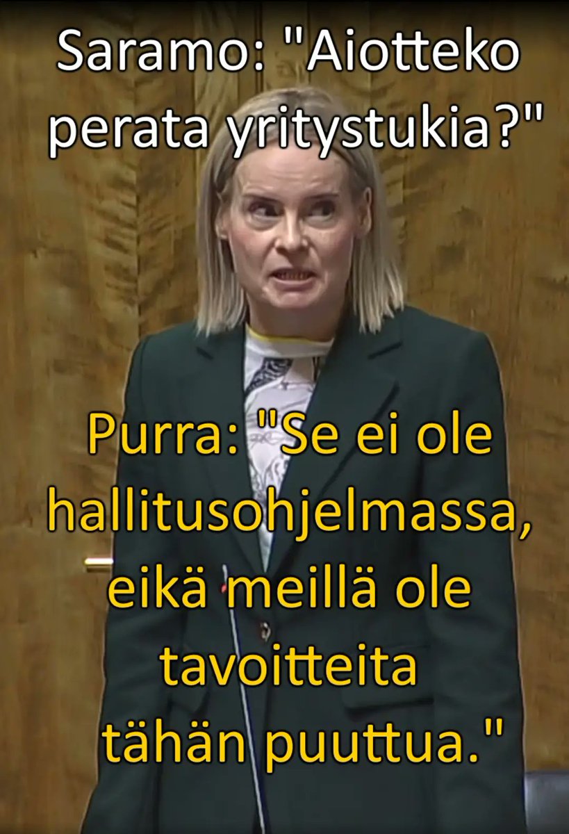 Kaikkea peratakkaan.

#purra #populismi