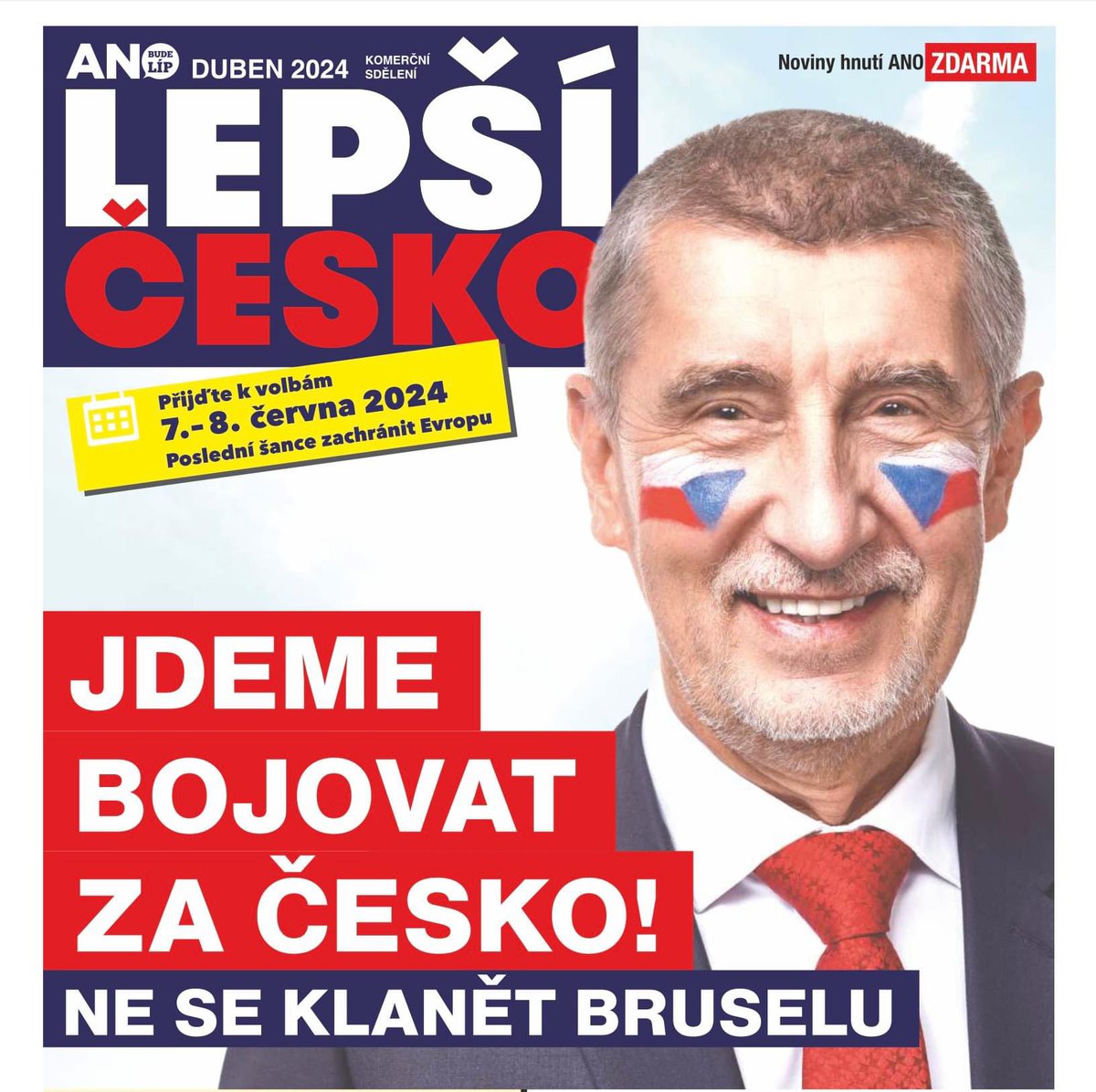 We won’t bow down to Brussels, say ANO as Babiš unveils his new look for the Euro elections. @RenewEurope