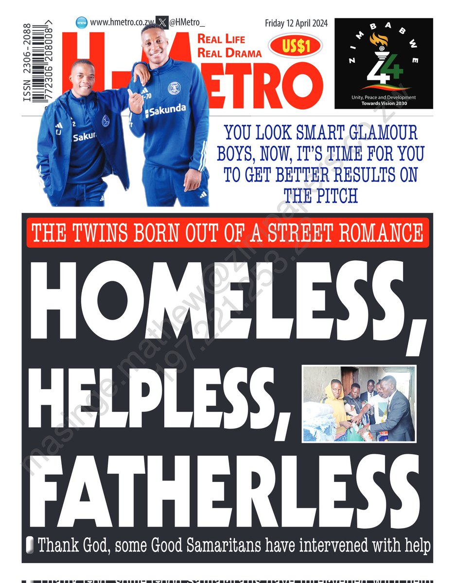 #Frontpage HOMELESS, HELPLESS, FATHERLESS ...The Twins Born Out of A Street Romance hmetro.co.zw/relief-for-hom…