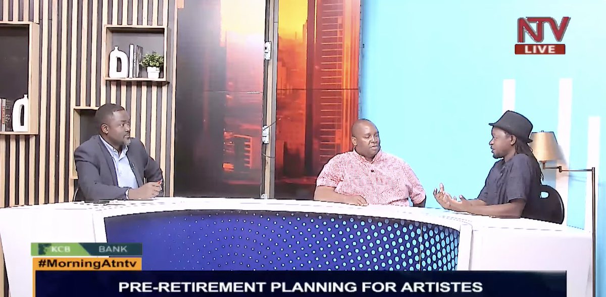 Fridays are for the Arts on #MorningAtNTV. Today, we talk about the importance of pre-retirement planning for musicians. 

Watch - ntv.co.ug/ug/ntv-live?ut…