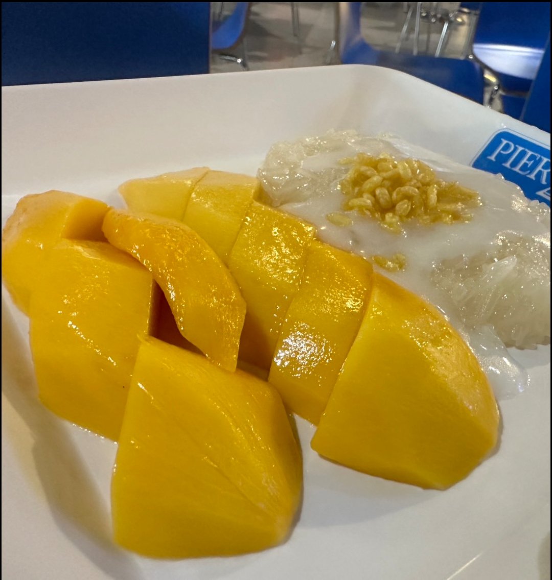 Mango Sticky Rice for you and everyone 😋 @BOGUMMY 🩵🇹🇭 #ParkBoGum #พัคโบกอม