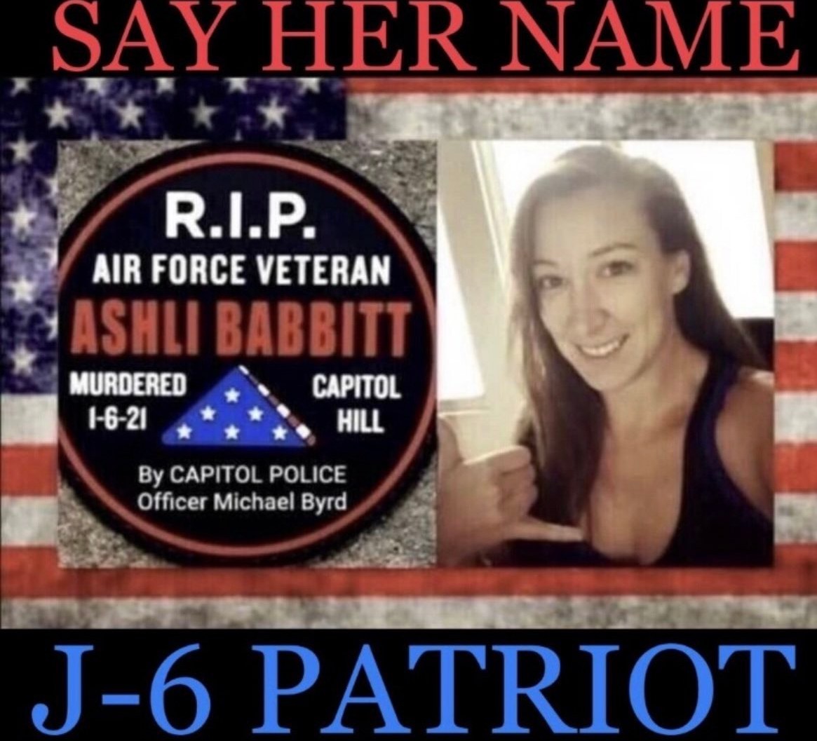 It has been 1,192 days
January 6, 2021 – April 12, 2024 since Ashli was murdered.

#JusticeForAshliBabbitt