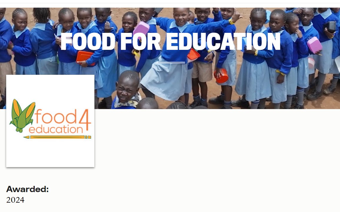 We're so excited that one of our rockstars has been awarded the 2024 @SkollFoundation Social Innovator Award. 🎊 Give it up for @Food4Education💚! Congratulations, team F4E! 🙌👏 #SkollWF #SFFrockstars #ChampioningAfricanVisionaries