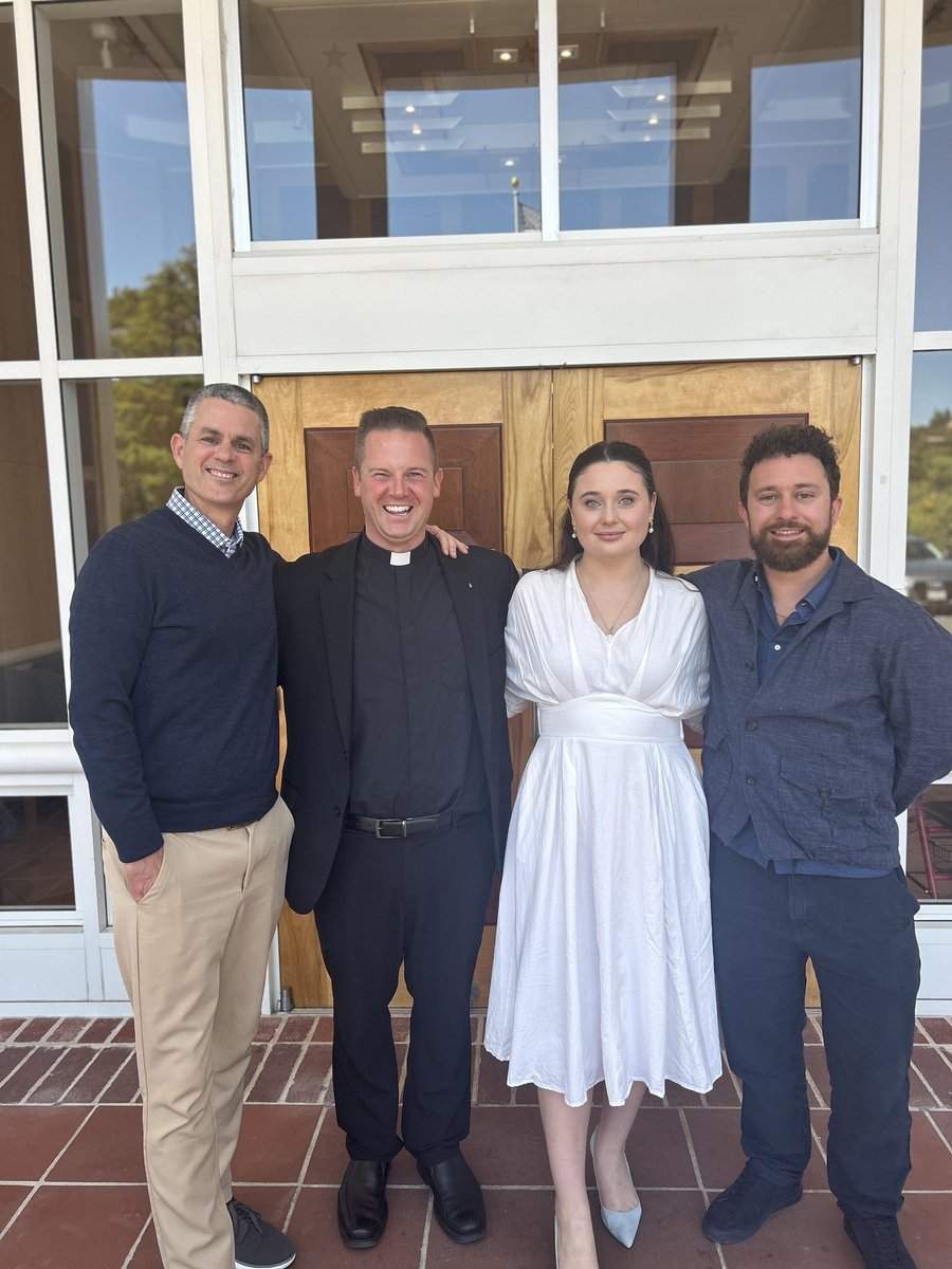 MC welcomed the Royal Family’s Lord Edward Downpatrick (right) for two days to speak to students and parents about forgoing his rights to the throne to pursue his Catholic faith. He was accompanied by Caitlin Walker ‘15, the COO and CMO of his luxurious travel company, Aristeia.