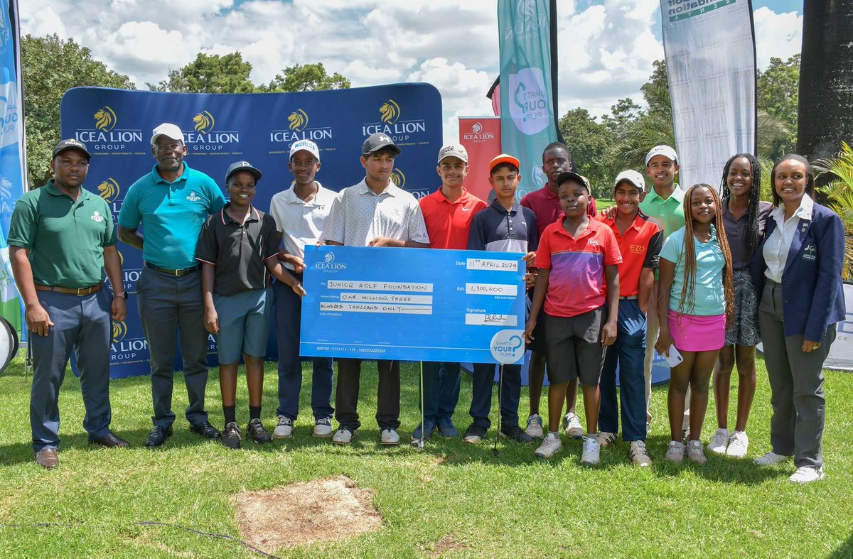 This initiative marks an industry-first move into junior golf sponsorship by an Insurance Group in Kenya, positioning @ICEALION as the pioneering Insurance Group to support junior golf.