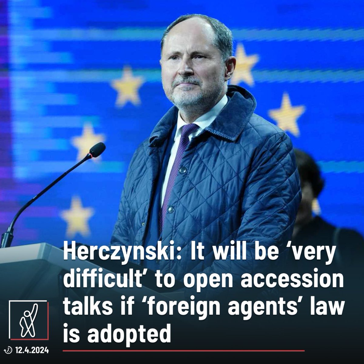 “This draft law is incompatible with European norms and European values, and especially in the current context, it will be very difficult for the European Commission to make a positive assessment if this law is adopted,” EU ambassador to Georgia, Paweł Herczynski said.