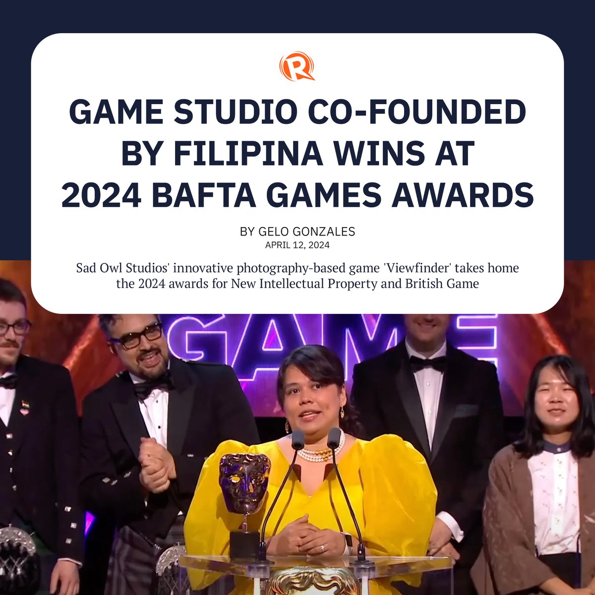 Released in July 2023 for PlayStation 4, PlayStation 5, and Windows, 'Viewfinder' bested 'Cassette Beasts,' 'Dead Island 2,' 'Disney Illusion Island,' 'Football Manager 2024,' and 'Warhammer Age of Sigmar: Realms of Ruin' in the British Game category. trib.al/WiCsOB9