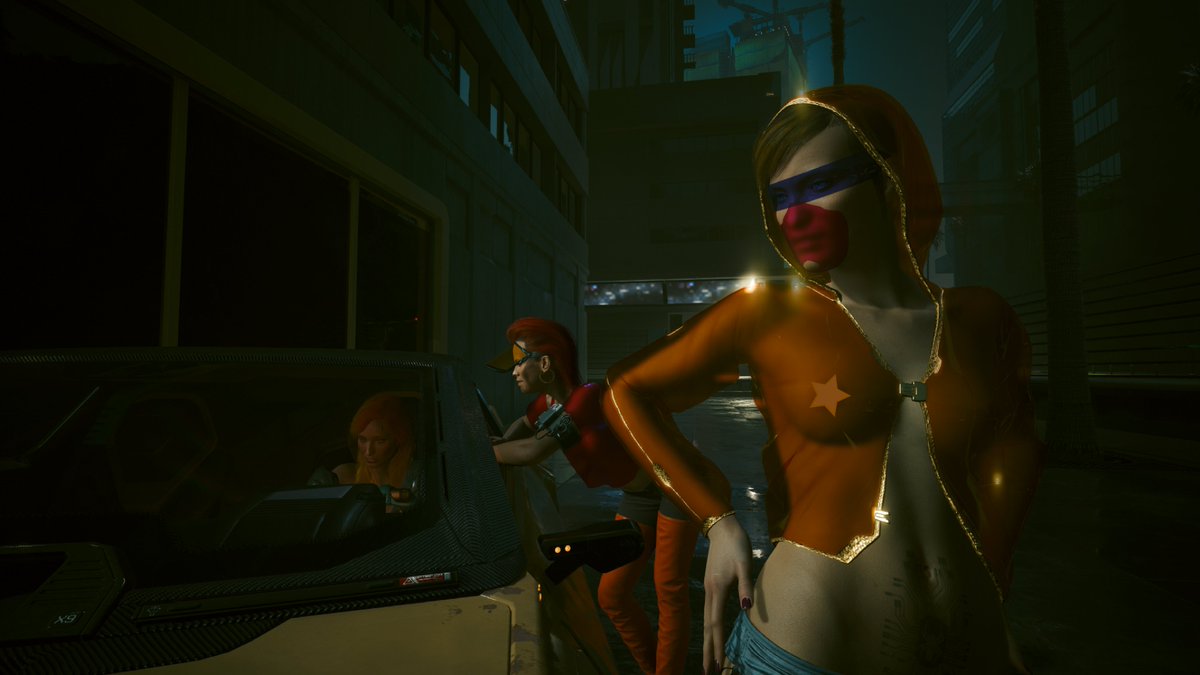 Chatting with some friends 💚

#Cyberpunk2077 #Cyberpunk2077PhotoMode #VirtualPhotography #PhotoMode #VPRT #VPGamers #CDPROJEKT #Twitch #TwitchPartner #TwitchStreamers #SlothArmy #SlothCrew