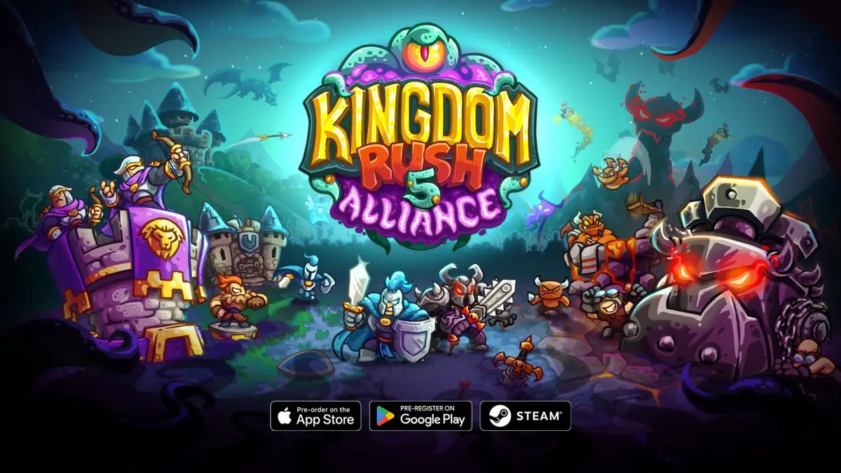 🚀 Prepare-se para a batalha! Kingdom Rush 5: Alliance chegará aos dispositivos em 25 de julho.

@ironhidegames
#GamerseGames

gamersegames.com.br/2024/04/11/kin…
