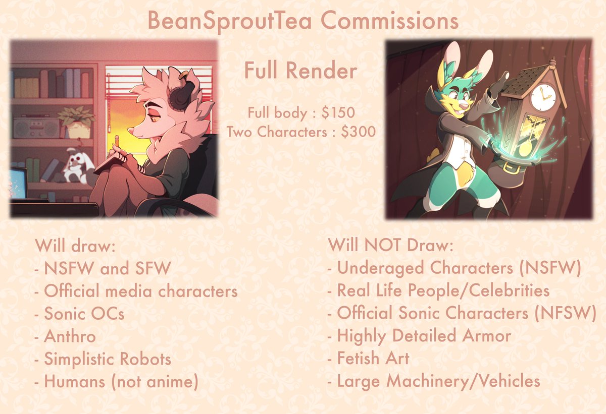 BeanSproutTea's tweet photo. ✨Finally!  A proper c0mm sheet!✨

They are open btw! https://t.co/cXEb8YV6US