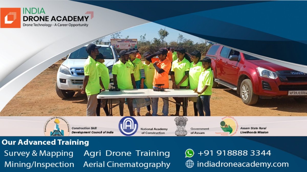 The India Drone Academy offers DGCA-approved drone pilot training, covering regulations, flight principles, operations, and maintenance over five days. 

#IndiaDroneAcademy #DronePilotTraining #DGCAApproved #DroneTrainingIndia #UAVTraining #DroneCareer #AerialSurveying