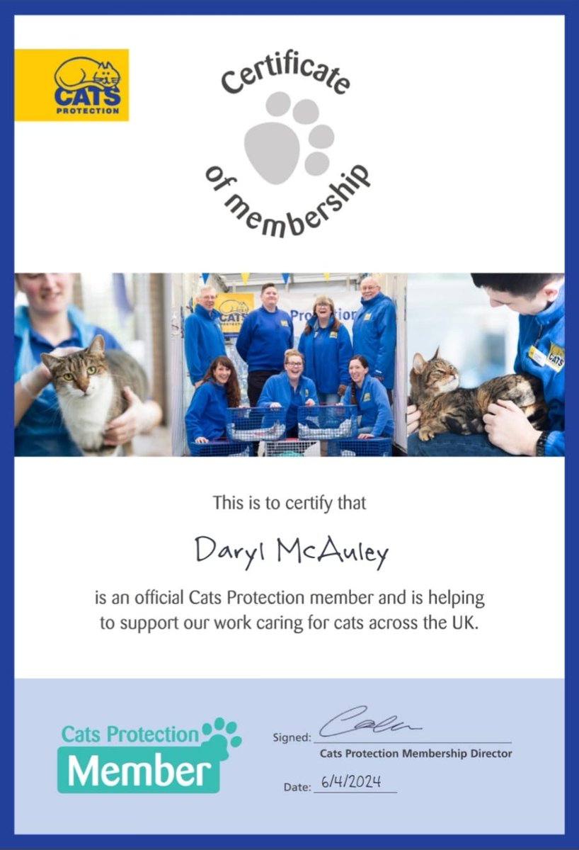 1st_corporate's tweet photo. Well Done to Daryl one of our Security Managers on supporting some of our furry friends. #catprotection https://t.co/mNhX0C1l9n