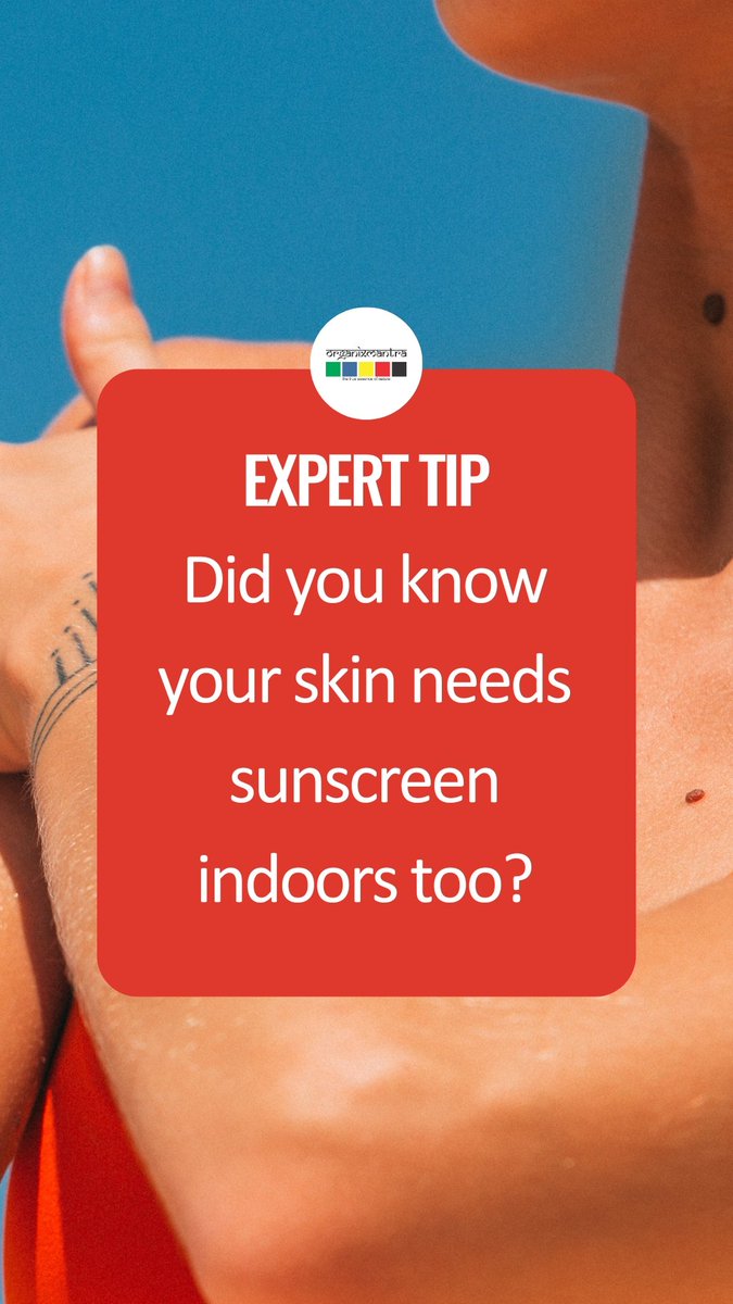 Did you know UV rays can reach your skin even indoors? 🏠☀️ Choose your shield: Gel sunscreen for a lightweight feel or cream for extra moisture. Protect your glow every day, because healthy skin is always in. #SunProtection #OrganixMantra 
Start Today bit.ly/3vrcdX5