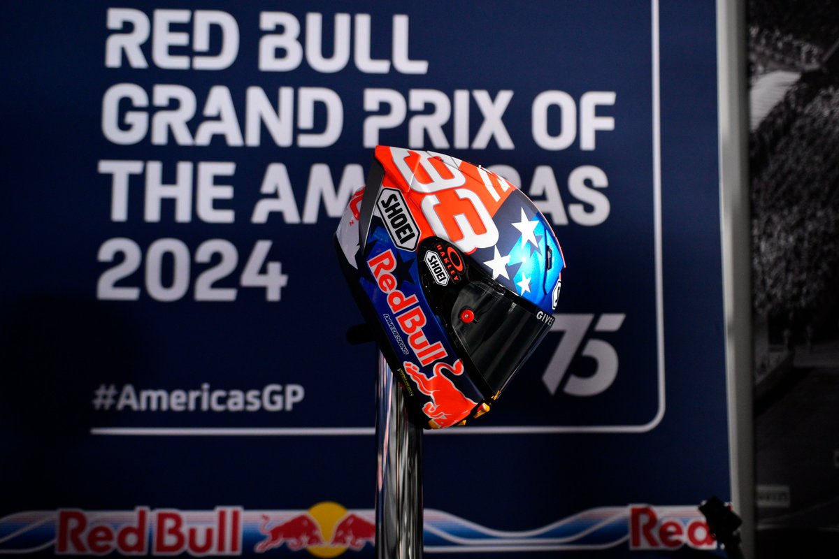 Marc Marquez'in COTA'ya özel kask tasarımı...

#AmericasGP #MotoGP #MM93 #helmet