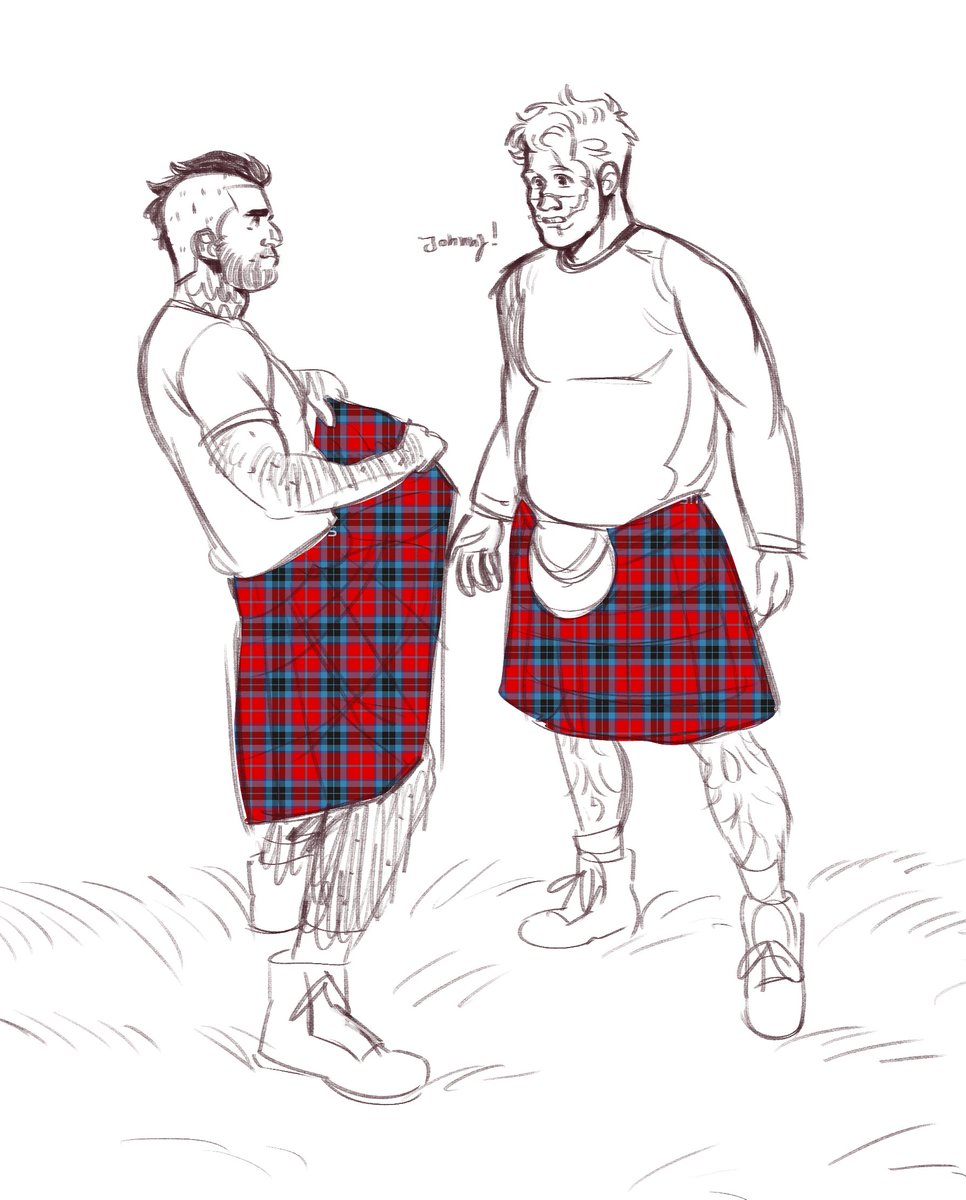 Good morning!! The boys in kilts