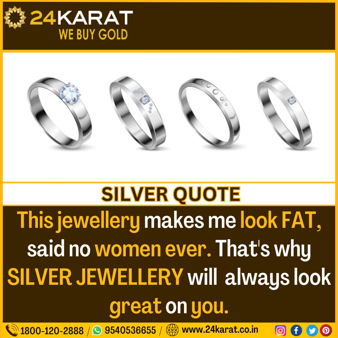 This jewellery makes me look FAT, said no women ever. That's why SILVER JEWELLERY will  always look great on you.

#jewellery #jewelleryaddict #jewellerylove #jewellerylover #silver #silverearrings #silverjewerly #silverjewelry #24karatwebuygold