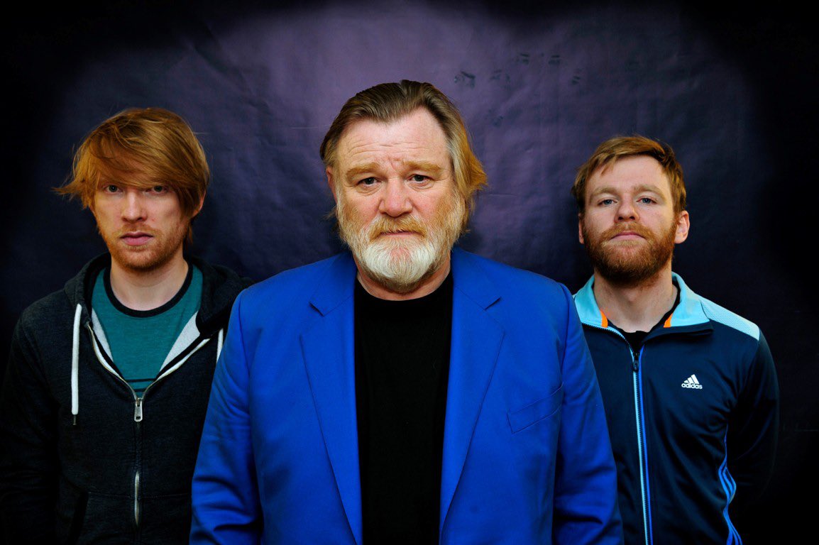 Domhnall, Brian and Brendan Gleeson photographed by Aidan Crawley for The Walworth Farce, 2014