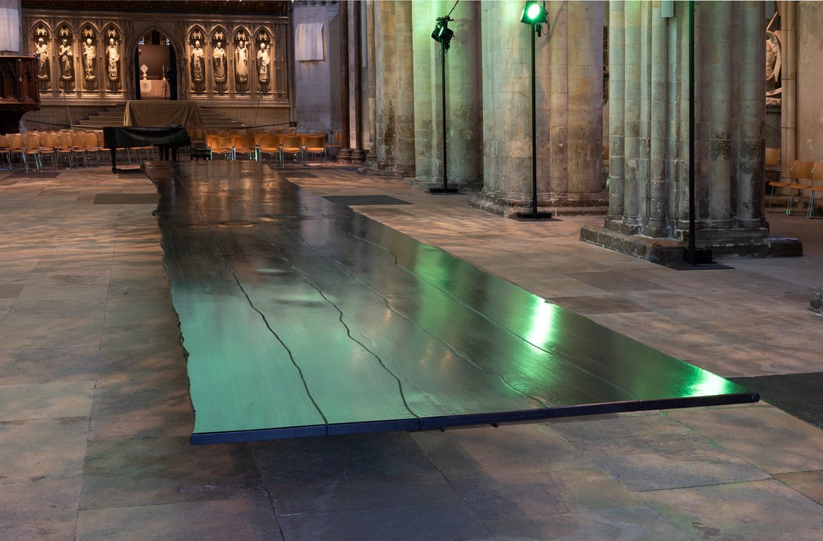 It's your last chance to see the Fenland Black Oak Table in the Nave this weekend (13th - 15th April). It leaves us on the 21st April but will be in the Aisle for the final few days. Don't miss this opportunity to see this incredible table. rochestercathedral.org/fenland-black-…