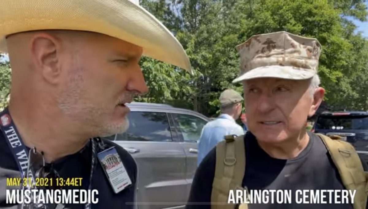 May 2021, MustangMedic Memories. Interview of an American Patriot in Arlington Cemetery. 🇺🇸 Is an active military base. You need to go through all the military protocols to get in. A lot of people don’t know that. William Wieting, MustangMedic, The Peoples Journalist