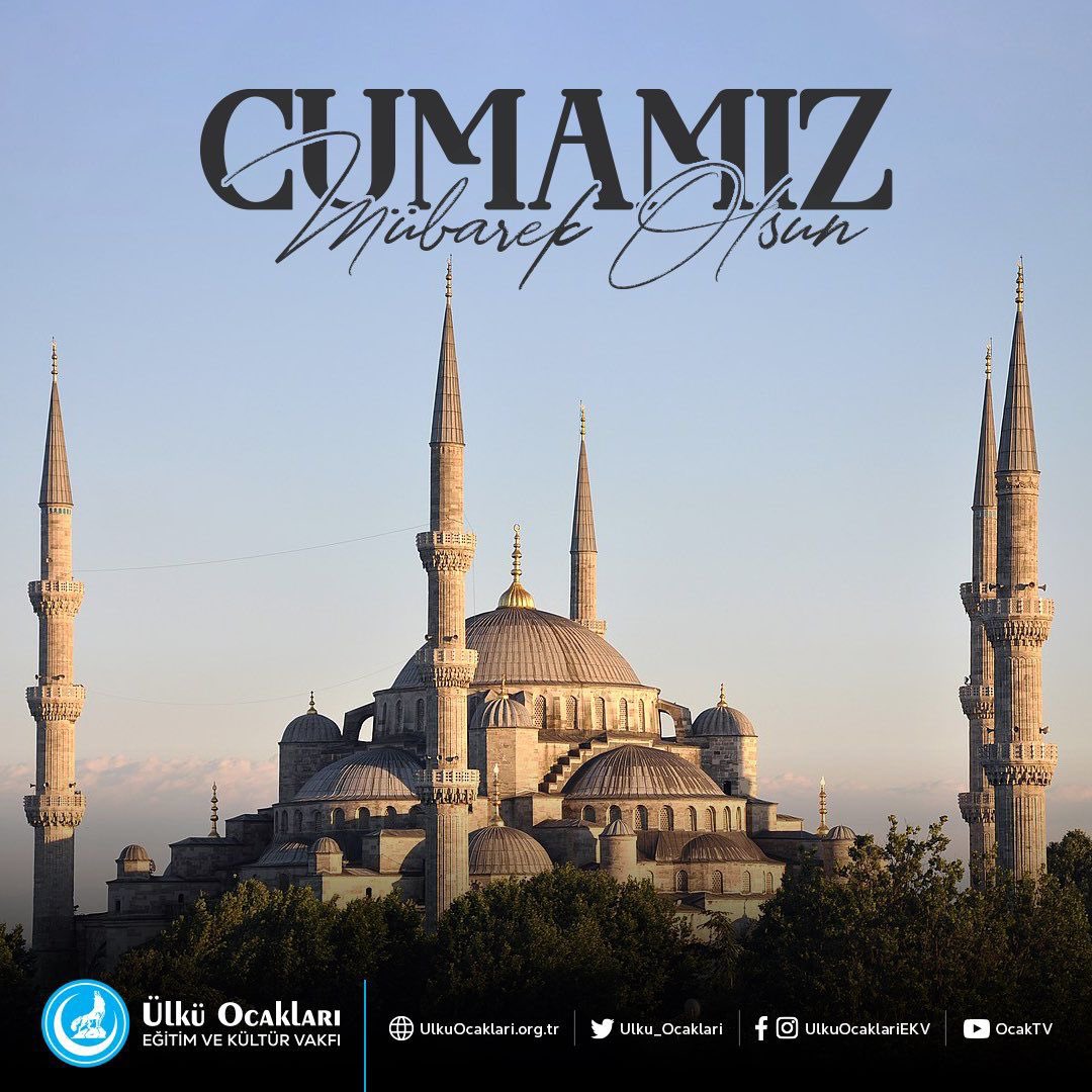 Allah’ın rahmeti ve bereketi üzerinize olsun. Dualarınız kabul, cumamız mübarek olsun.
 #HayırlıCumalar 🇹🇷
