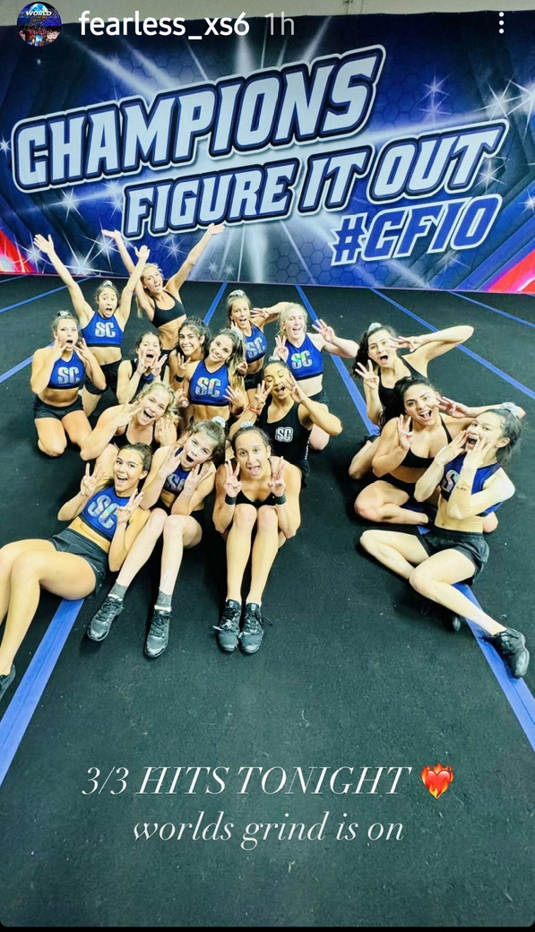 These Baddies are GRINDING for Worlds!  #3for3 #cfio #fearless  ##theworkisworthit  #ksquirrel