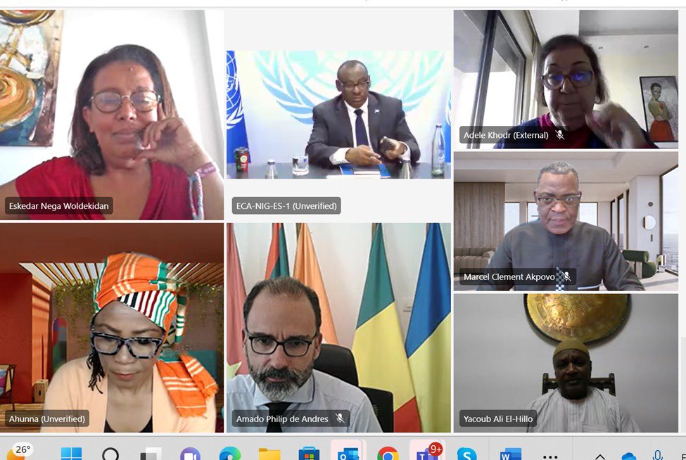 We thank @ECA_OFFICIAL @claverGatete & @UNDPAfrica @ahunnaeziakonwa for their leadership & strategic guidance as Vice Chairs of #Africa Regional Collaborative platform in support of Resident Coordinators & country #UNSDG teams engine room actions to fast track #SDGs accelerators