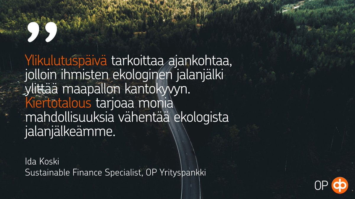 ♻️ Mitä tarkoittaa ylikulutuspäivä, ja miten se liittyy kiertotalouteen?♻️ Ylikulutuspäivä tarkoittaa ajankohtaa, jolloin ihmisten ekologinen jalanjälki ylittää maapallon kantokyvyn tuottaa uusiutuvia neitseellisiä luonnonvaroja ja käsitellä kasvihuonekaasupäästöjä. ”Tänä…