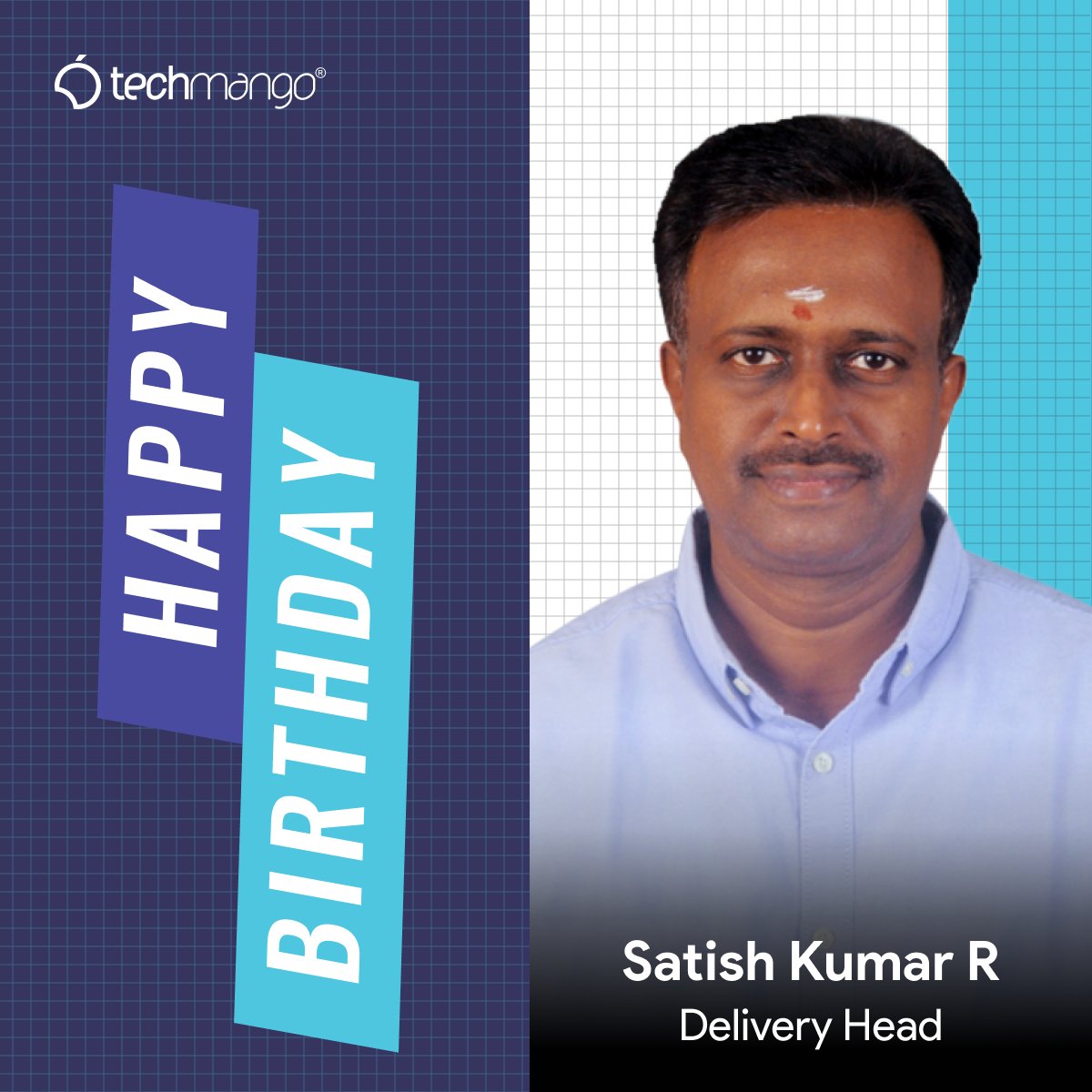 Techmango Wishes Happy Birthday to Satish Kumar Rajagopal Cheers to another fantastic year ahead! May this birthday be the start of your greatest, most wonderful journey yet. #happybirthday #birthdaywishes #birthdaycelebration #birthdayparty #birthdaycheers