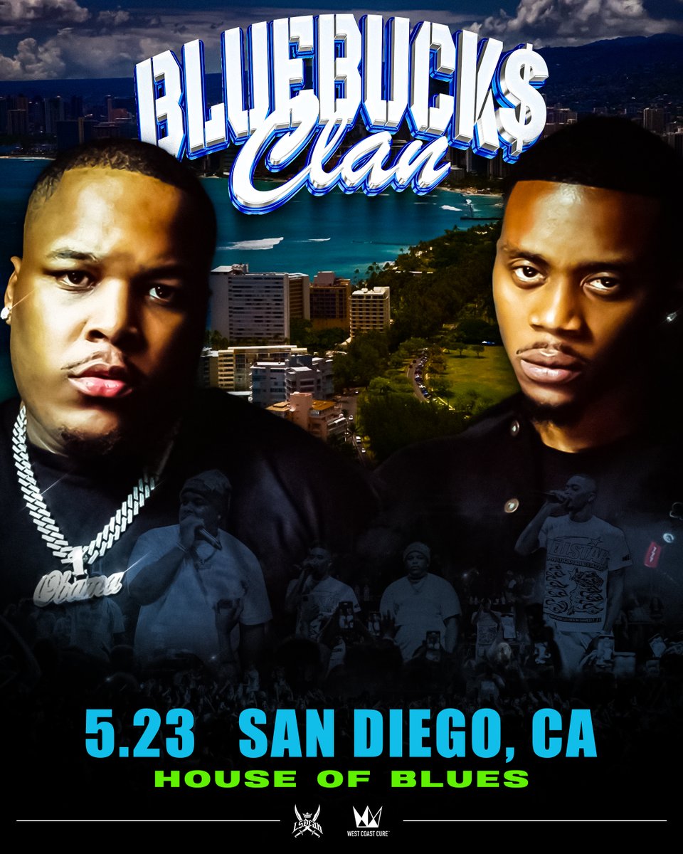 JUST ANNOUNCED! Blue Bucks Clan will be in the house on 5/23! Tickets are on sale 4/12 @ 10 am. To purchase or get more info click: livemu.sc/4aqIzka @_bluebucksclan