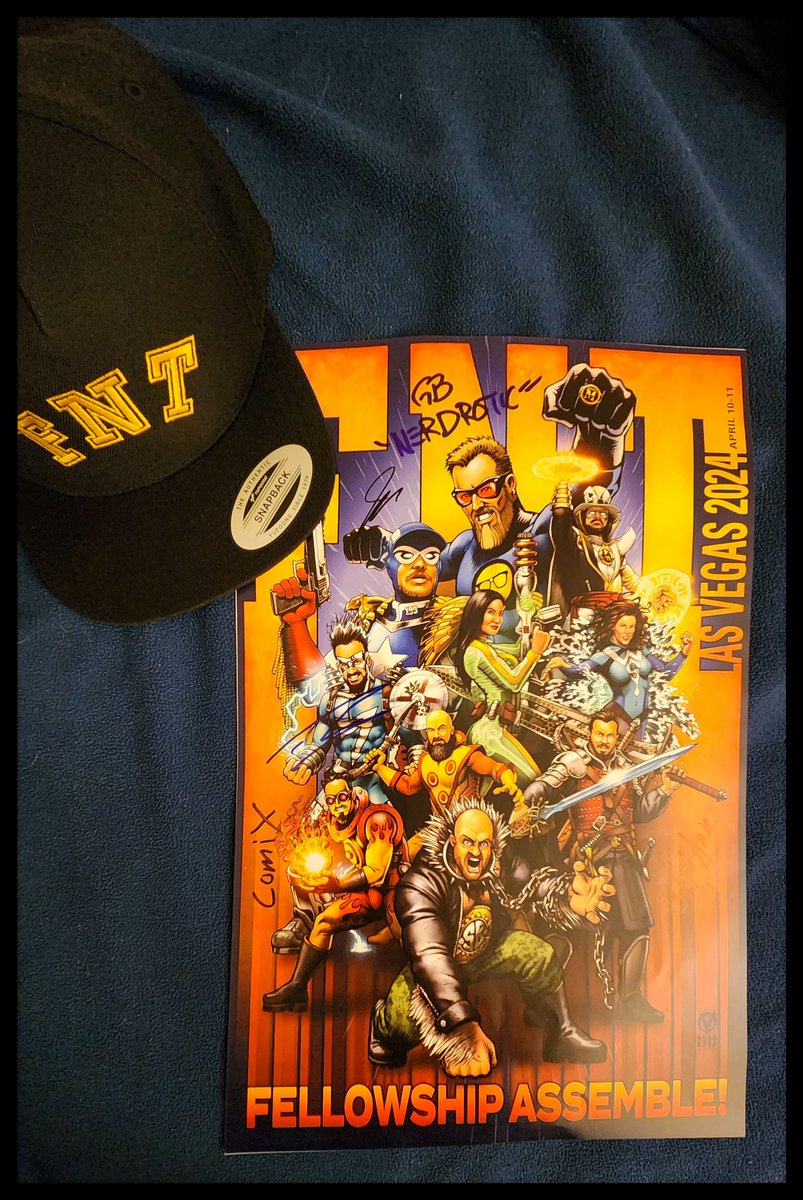 Got the official Friday Night Tights poster and cap!

#FNTVegas #FridayNightTights