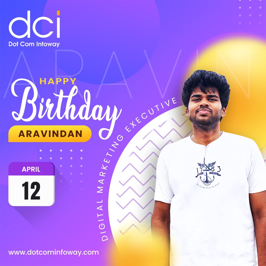 Join us in showering Aravindan, our exceptional Digital Marketing Executive, with heaps of birthday love and cheer! 🎉🎂 Your innovative strategies and tireless efforts have truly set the bar high. Here's to another year of success, growth, and endless opportunities! 🥳✨