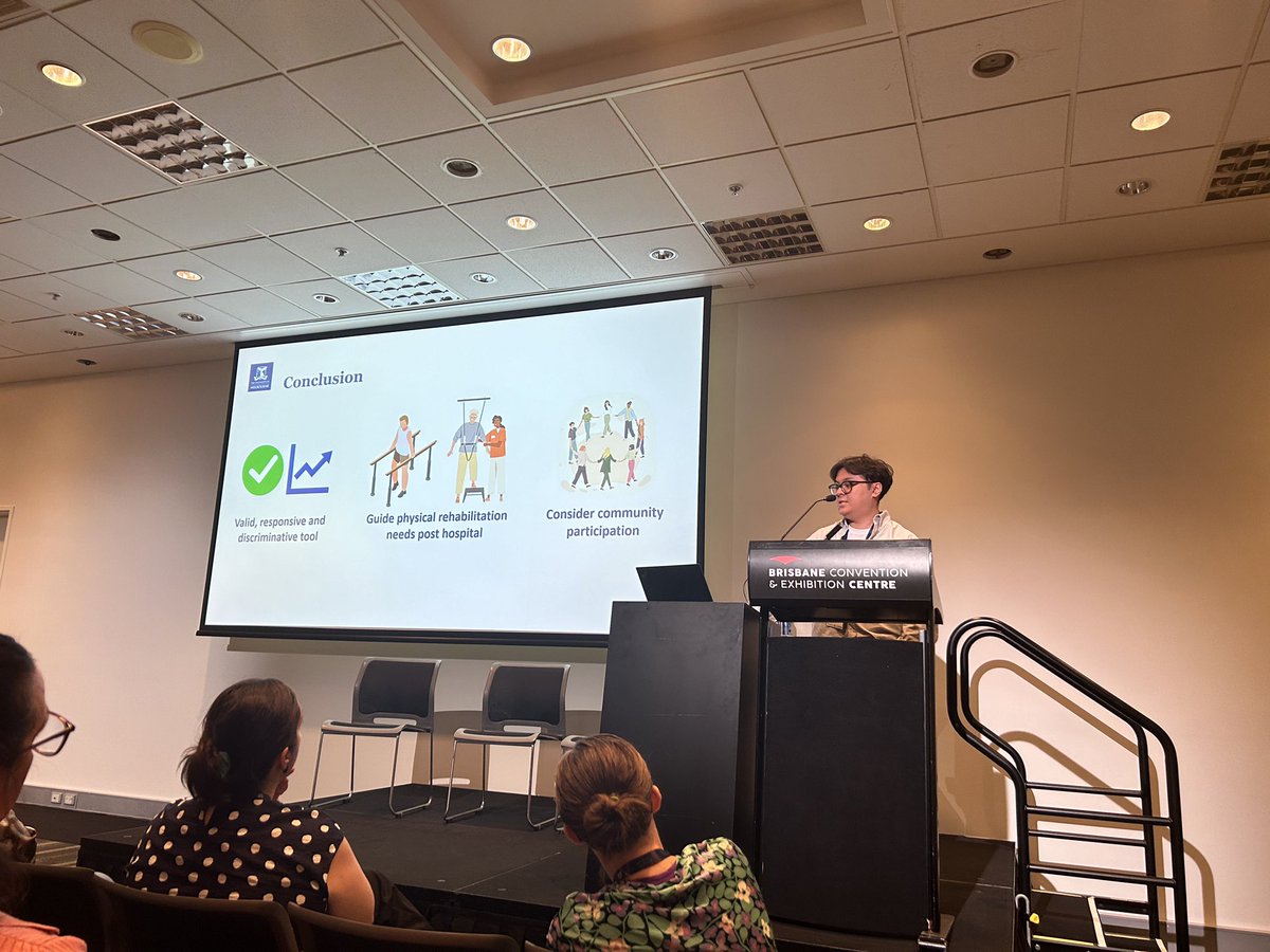 Fantastic @ANZICSACCCN_ASM 2024 with great allied health presence. Grateful to present #PhD work on physical function recovery in #ICUsurvivors amongst #MDT colleagues!